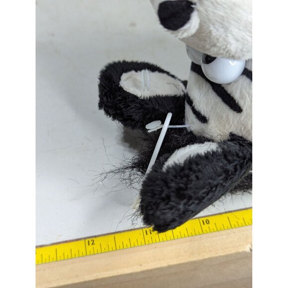 Zebra Plush "Prisoner Of Love" Whimsical Big Teeth Heart Valentines Gift 12" Dan - Picture 8 of 8